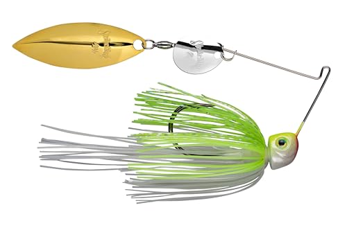 Strike King Hack Attack Heavy Cover Spinnerbait/Chartreuse/White 1/2 oz.