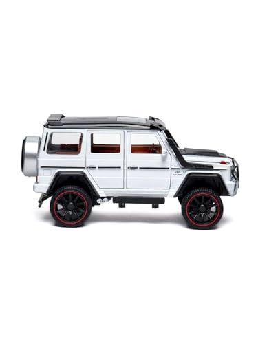 Image of Toy Land 1:22 Scale Pull Back Door Openable Simulation Alloy Track Sports Miniature Model Diecast Metal Action Car Toy with Light and Sound (White)