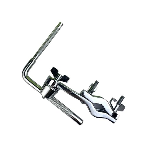Pinces d'extension pour pied de batterie avec coude orientable pour cymbale