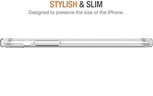 Image of NISHTECH for iPhone 7 / iPhone 8 / iPhone SE 2020 Premium Hybrid Transparent Soft Slim Dust Proof Back Case Cover Silicone with Camera Protection