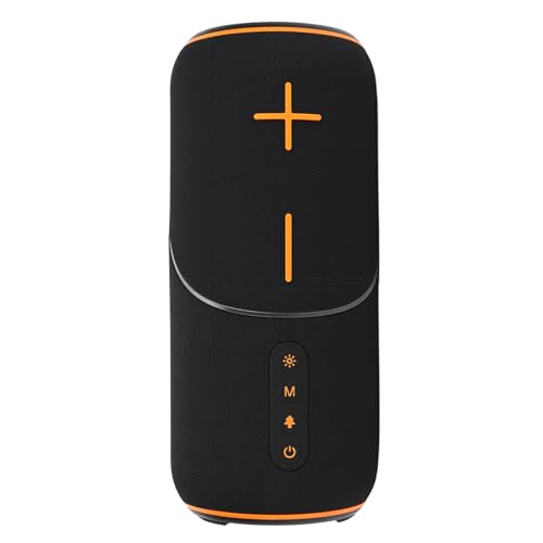 LICAEVEY Altavoz Bluetooth Portátil de 20 W con Luces LED de Colores, Altavoz Inalámbrico Recargable para Exteriores BT 5.4 para el Hogar, Fiestas y Viajes, Tiempo de Reproducción de 3 (Black)