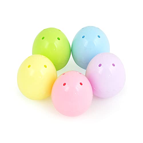 Ahmuse Easter Eggs Egg Capsules, 5 Colors, Set of 10 (Baby Color), Empty Capsules