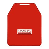 ULIONTAC Alloy Steel Weight Vest Plates 2.75lbs Hexagon Tactical Curved Plates for Weight Vest, Fixed Weight Plates for Training, Home Gym Workout 12x10 inch (Red)