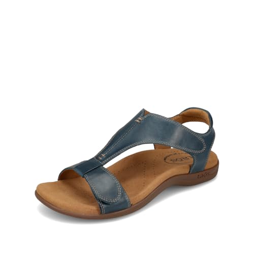 Image of Taos The Show Premium Leather Women's Sandal - Experience Everyday Style, Comfort, Arch Support, Cooling Gel Padding and an Adjustable Fit for Exceptional Walking Comfort