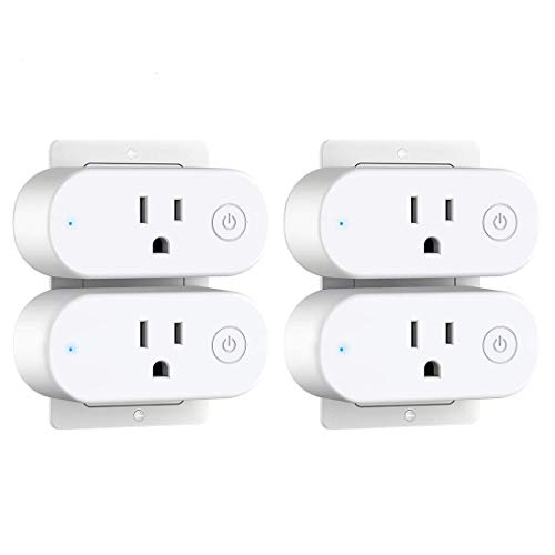 Smart Plug with Energy Monitoring - Aoycocr 15A WiFi Outlet Work with Alexa