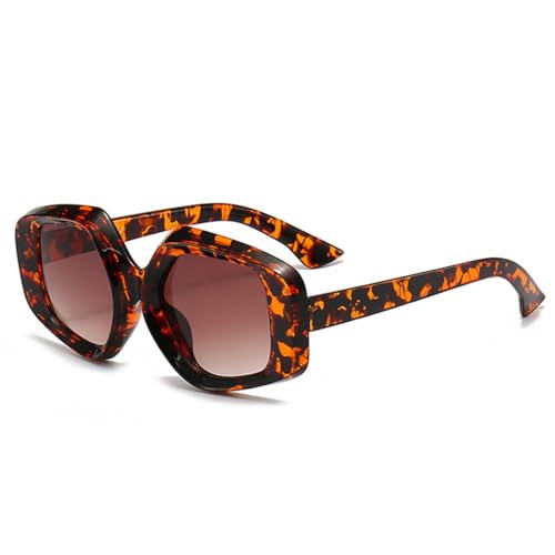 Lunettes de soleil oeil de chat léopard idéales pour vos terrasses et sorties en ville
