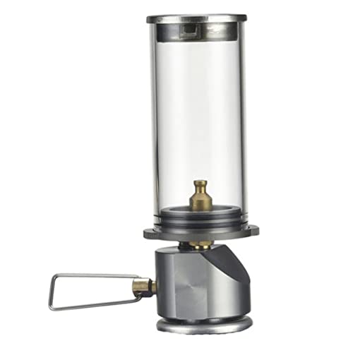 Licsaliwe Lampe à gaz de Camping BRS-55, Bougie d'éclairage à gaz de Tente Portable pour Les activités Plein air et Les urgences