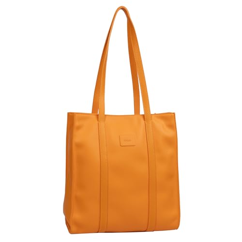 Gabor bags Elfie Damen Shopper Umhängetasche Reißverschluss Mittelgroß Orange