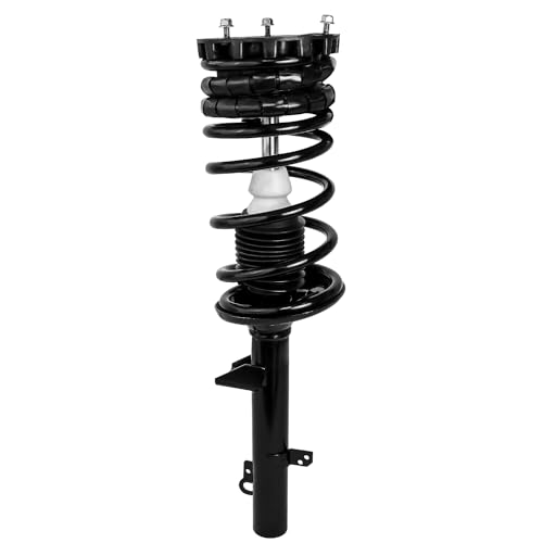 Image of Detroit Axle - 2pc Rear Strut for 1994-2007 Ford Taurus 1994-2005 Mercury Sable, Strut with Coil Spring Assembly 1995 1996 1997 1998 1999 2000 2001 2002 2003 2004 2005 2006 Replacement