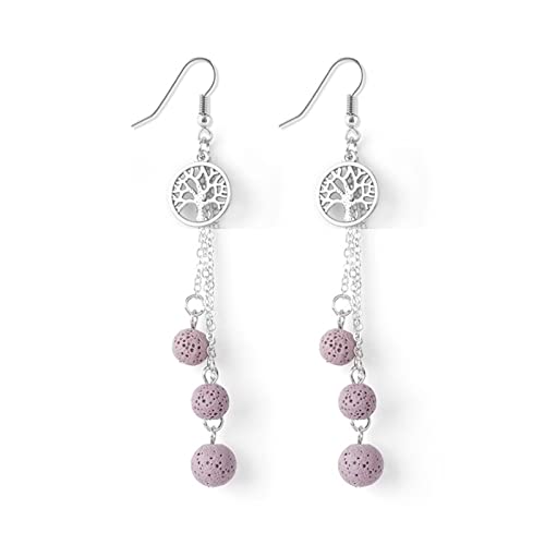 Boucles d'oreilles en pierre de lave, le cadeau idéal pour Noël