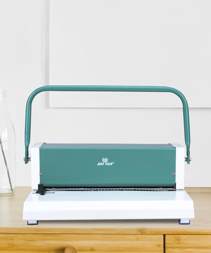 Image of SM TECH Size-Full Scape (F /S) 40 Round Holes Spiral Binding Machine.Spiral Note Book Binding Ring Binding Machine Punching Capacity 15 Sheets.