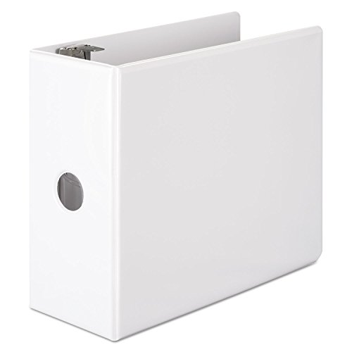 Wilson Jones - D Ring View Binder, 5 Capacity, 11x8-1/2, White, Sold as 1 Each, WLJ38650W