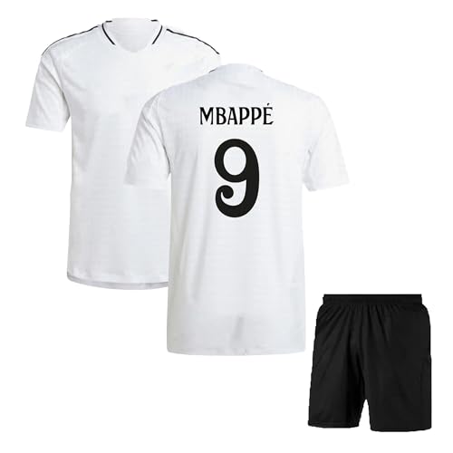 Image of Sports Soccer Official New 2025 Portugal Ronaldo 7 Argent Messi 10 Home Away Kit Jersey Set Football Jersey for Boys with Shorts