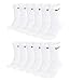 Nike Unisex Trainingssocken Everyday Cushioned Crew Socks SX7664 6 Paar, Größe:38-42, Artikel:-100 white