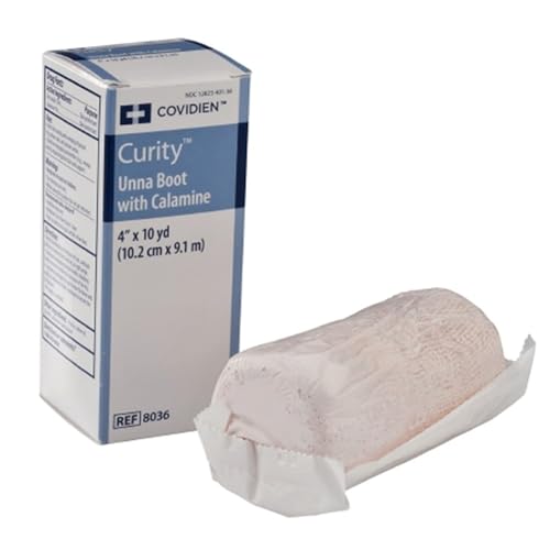 Covidien 8036 Curity Unna Boot Bandage with Calamine, 4