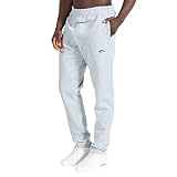 SMILODOX recycelte Cole Jogginghose für Herren - Freizeithose, Traininghose, Sporthose, Warme Hose - Regular fit für Workout Gym Fitness, Size:M,Color:Grau Melange