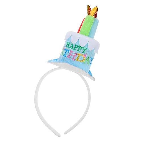 CHILDWEET Birthday Candle Hat Birthday Hat Birthday Party Hats Birthday Candle Headband Bonnet Birthday Accessories Christmas Hats Adult Bonnets for Happy Birthday Modeling Child