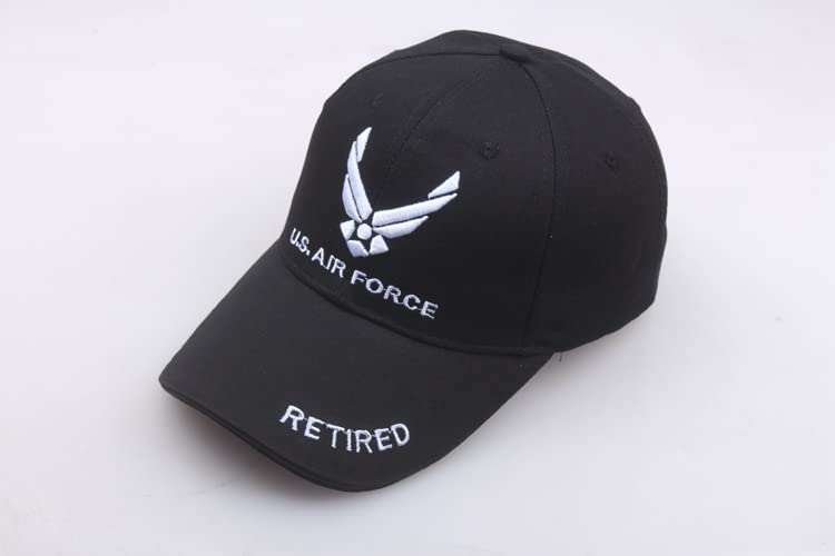Gorra de béisbol Air Force ajustable bordada miniatura 6