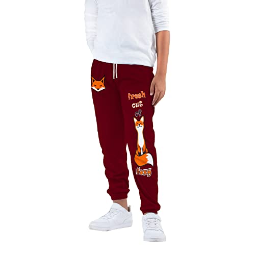 Image of KYDA KIDS Boy's Regular Fit Mid Rise 100% Cotton Track Pant - (Pack of 2)