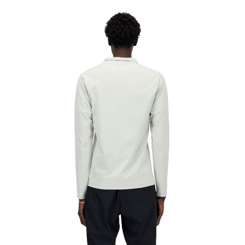 New Balance Men's Space Dye 1/4 Zip, Athletic Grey, Large