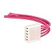 UXCELL Universal 5-Pin Car Window Switch - Master Rocker Switch With Wiring Harness - Momentary Glass Lifter - DC 12V