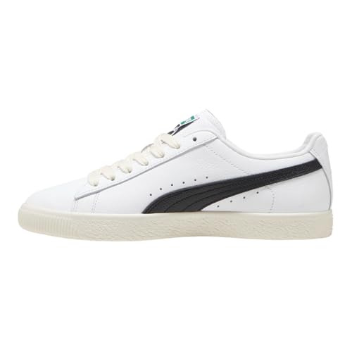 PUMA Mens Clyde Leather Lace Up Sneakers Shoes Casual - White - Size 7.5 M3