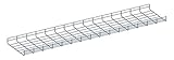 Quest Manufacturing Wire Mesh Cable Tray, 5' x 4'W x 2'H, Zinc (CT0504-03)
