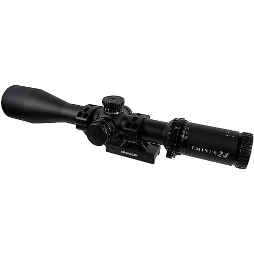 Image of Truglo Eminus Scope with 30MM Tube, Illuminated Tacplex Reticle, 1-Piece Mount