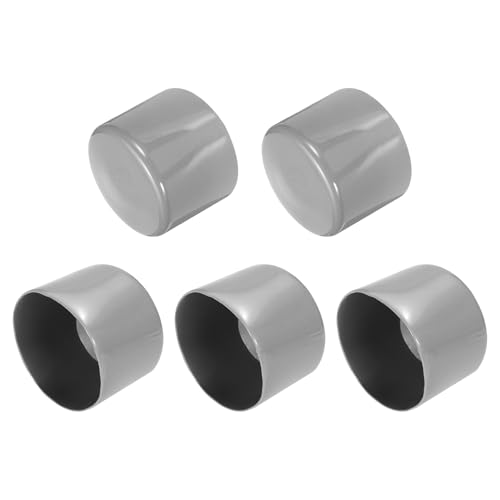 uxcell bouchons caoutchouc 55mm gris clair 5pcs
