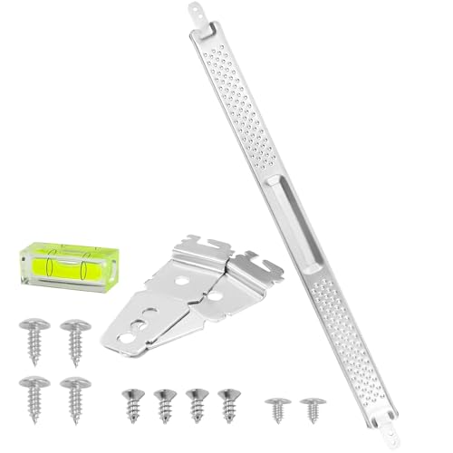 W10426979 24 Dishwasher Undermount Bracket Kit Fits Whirlpool/KitchenAid/Maytag 24 Inch Standard Replaces AH3632890/EA3632890/PS3632890/2311792 for Granite & Quartz Countertops (w/ Column Level)