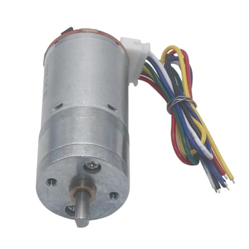 Moteur à engrenages CC 6V 170RPM avec encodeur rotatif pour robotique
