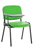 Besucherstuhl KEN mit Klapptisch - Stilvoller Saalstuhl im klassischen Design! Dieser Konferenzstuhl verbindet schlichte Eleganz mit erstklassigen Sitzeigenschaften. Er eignet sich ideal für Wartezimmer, Messen, Konferenzräume und andere Wartebereiche.