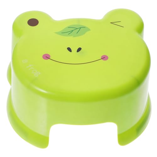 ERINGOGO Cartoon Stool Non Slip Plastic Shower Stool for Bathroom Bedroom Kitchen Lightweight Portable Easy to Store for Use and Playtime