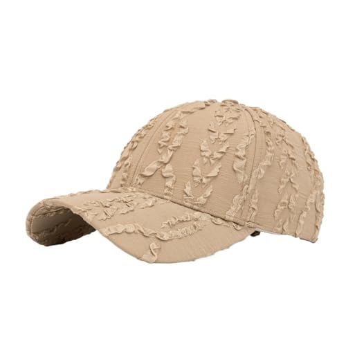 Casquette trucker en seersucker froncé pour vos sorties et balades en plein air