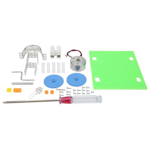 Kit de Experimentos de Ciencia Física, Generador de Manivela de Aceleración de Dos Etapas, Juguete Científico para Experimentos de Física para Niños de Edad