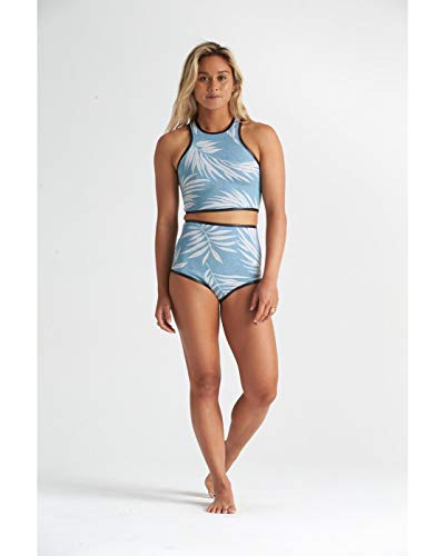 Billabong Hightide Short Womens Wetsuit Shorts Large Blue Palms