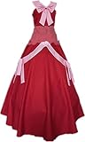 Muchen COS Anime Fairy Tail Mirajane Strauss Cosplay Costume Dress+Bowknot Any Size (Female L)