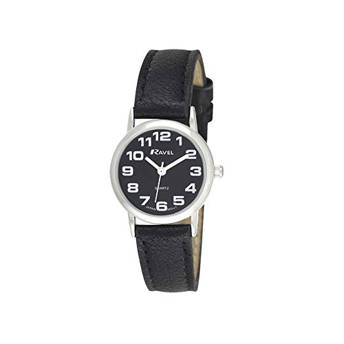 Ravel Unisex Easy Read Watch with Big Numbers - Analogue Quartz - R0105