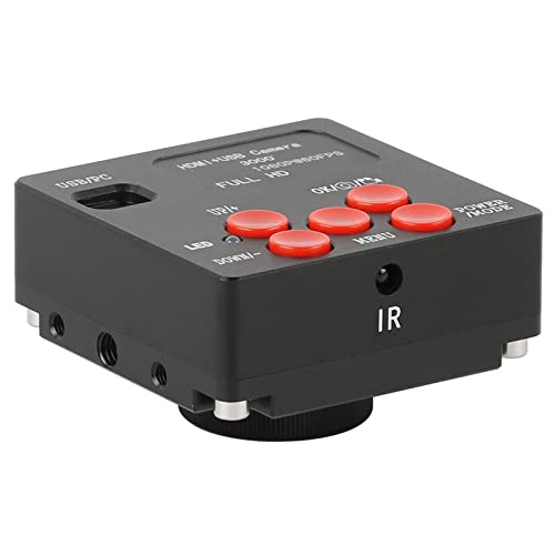 Microscope 30MP 1080P Industrial Video Microscope Camera C-Mount(500x with led)