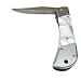 8.5" ELK RIDGE BALLISTIC Spring Assisted Open Folding Pocket Knife WHITE PEARL