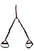 LIFEFIT Multi Trainer Black/Red One Size