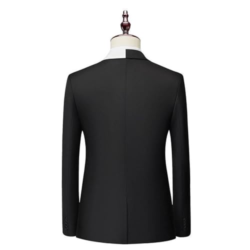 Generic Mens Fashion Casual Business Colored Long Sleeve Lapel Suit Coat Christmas Tuxedos Men (Beige, M), Medium2