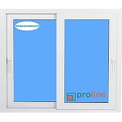 VENTANA PVC CORREDERA BLANCA 1200x1000 2 HOJAS CLIMALIT