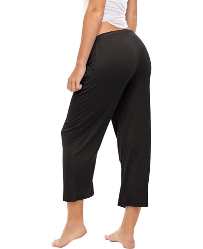 Sexy Basics Women's Lounge Pants | Ultra Soft Capri Style PJ Drawstring Bottoms | Multi Packs & Colors3