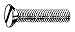 1/4-20 x 2-1/2" Flat Head Slotted Machine Screw, 100 pk.