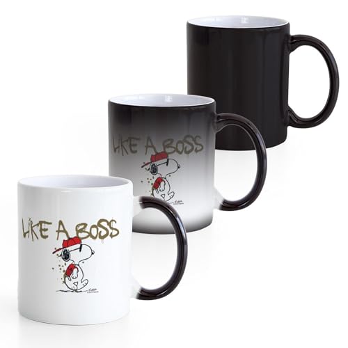 Taza mágica cerámica CafePress Peanuts Snoopy 11 oz miniatura 4