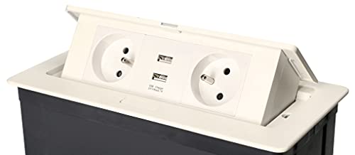 KOTARBAU® - Ciabatta elettrica a 2 prese, con