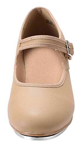 Image of Linodes Unisex PU Leather Easy Strap Tap Shoe Dance Shoes for Women and Men's Dance Shoes-608