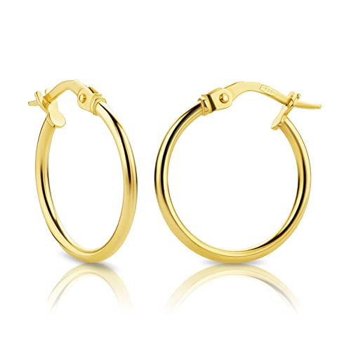 Orovi Pendientes De Aro De Oro Amarillo 585 De 14 Quilates Orovi Pendientes De Aro De Oro Amarillo 585 De 14 Quilates