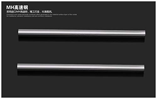 Precision Round Turning Straight Handle high Speed Steel Metric Tool Round Rod Punch pin 8-13.0*100mm DIY White Steel Knife - (Dimensions: M8.2X100 3pcs)